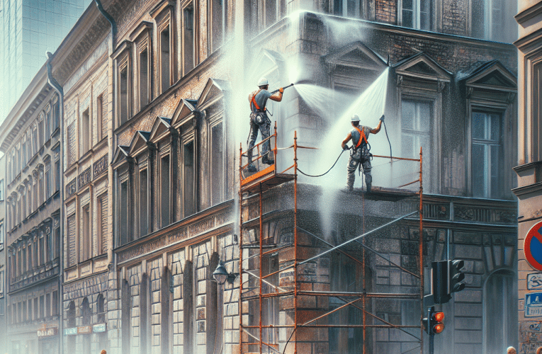 Czyszczenie elewacji w Warszawie – ekspert radzi jak odnowić wygląd twojego budynku