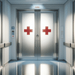 drzwi szpitalne