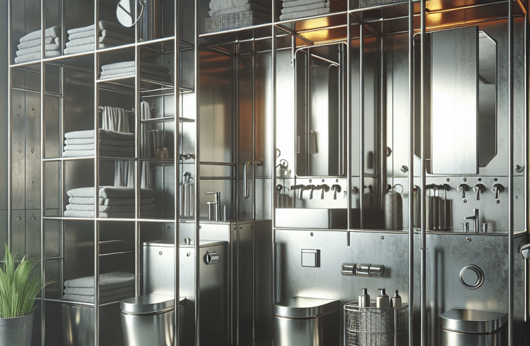 Moduły łazienkowe stalowe – jak wybrać i zainstalować dla nowoczesnego designu