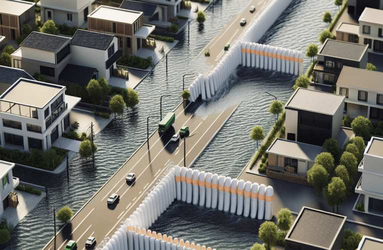Plastikowe bariery przeciwpowodziowe: Skuteczne zabezpieczenie domu przed żywiołem wody