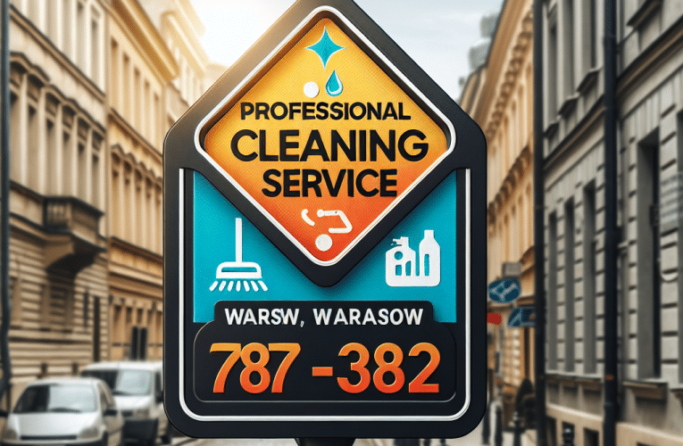 Firma porządkowa Warszawa – jak wybrać najlepszą usługę sprzątania w stolicy?