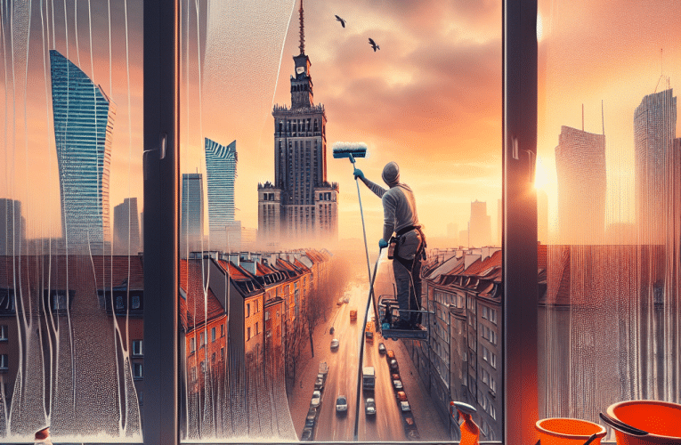 Mycie okien Warszawa Ochota – jak efektywnie czyścić okna w mieszkaniu w wielkim mieście?