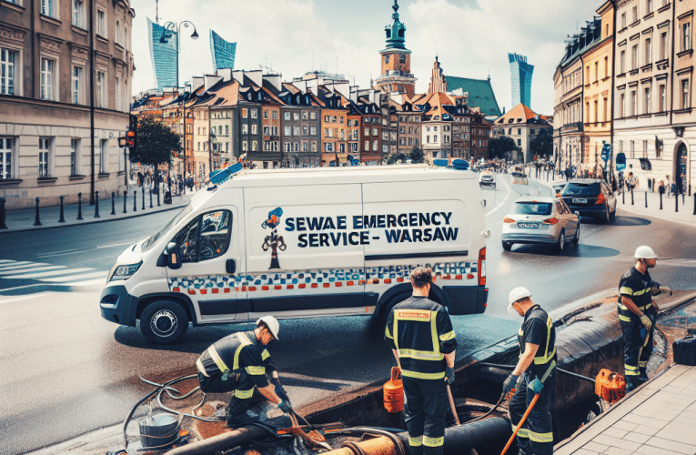 Pogotowie kanalizacyjne Warszawa – jak szybko poradzić sobie z awarią hydrauliki w stolicy?