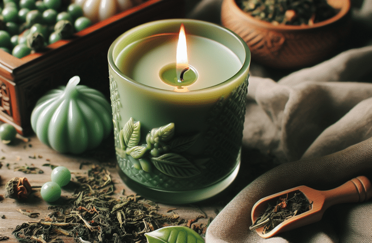Świeczka o zapachu zielonej herbaty – jak stworzyć aromatyczną atmosferę w domu?