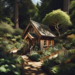 domek drewniany ogrodowy