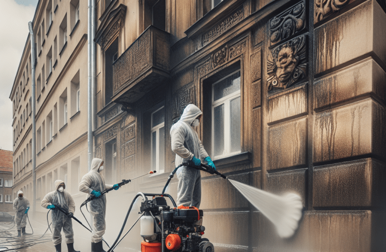 Jak skutecznie przeprowadzić czyszczenie elewacji w Pruszkowie? 10 kroków do nieskazitelnego wyglądu Twojego domu