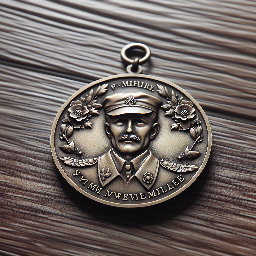 medal z własnym napisem