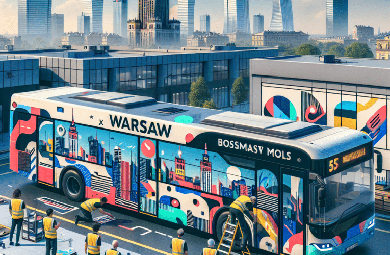 Jak skutecznie oklejać autobusy w Warszawie – praktyczne kroki i porady dla początkujących i profesjonalistów