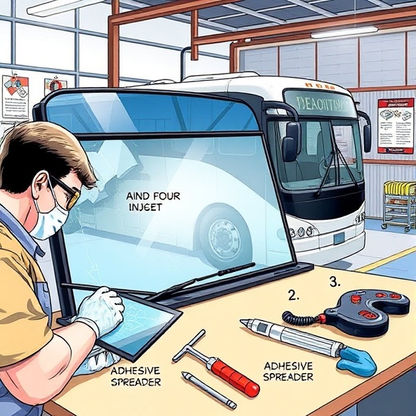 naprawa szyb autobusowych