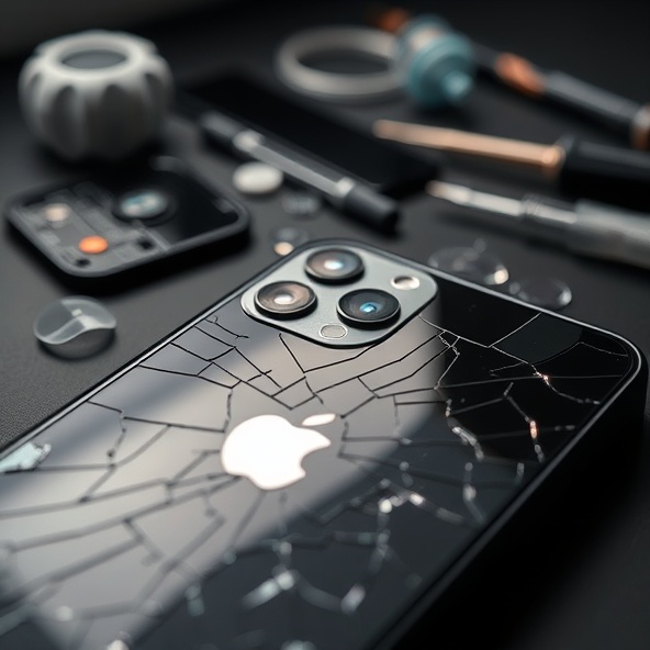 zbity tył iphone 14