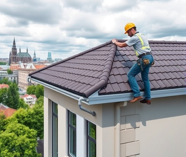 Jak prawidłowo zamontować rynnę dachową w Warszawie, aby zapewnić skuteczną ochronę dachu i długotrwałość instalacji