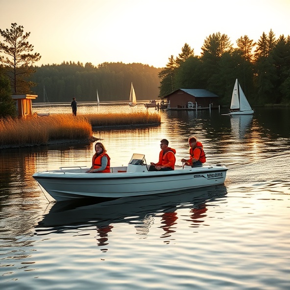 gdzie pływać motorówką w polsce