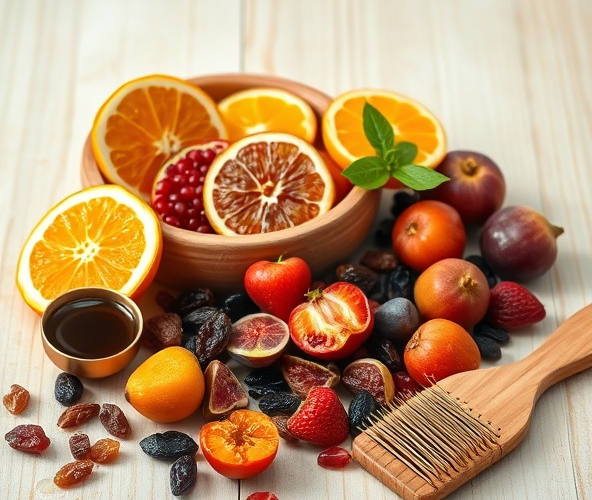 Jakie owoce na wypadanie włosów przy niedoborze żelaza?