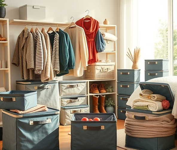 Jakie pojemniki składane są najlepsze do sezonowego przechowywania w domu?