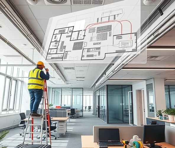 Jak przygotować biuro 300 m2 do instalacji SAP alarmu pożarowego?