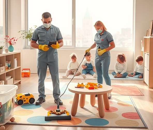 Jak wybrać firmę do sprzątania żłobków w Warszawie, by mieć pewność higieny?