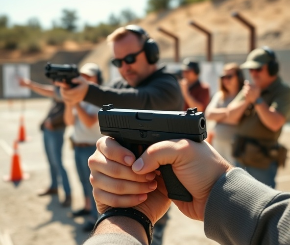 Jak zwiększyć celność z pistoletu 9 mm na strzeleckim bootcampie?