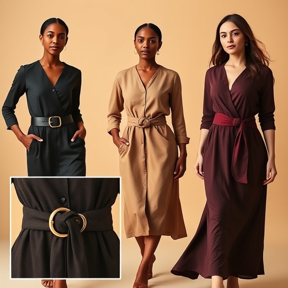 szeroki pasek do sukienki