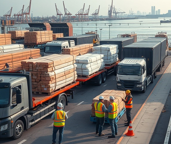 Jak bezpiecznie zorganizować transport materiałów budowlanych w Szczecinie?