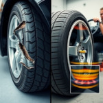 uszkodzona opona objawy