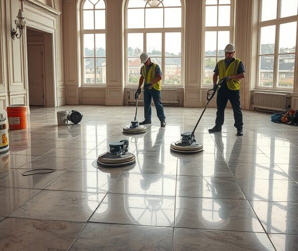 Ile dni trwa polerowanie podłóg kamiennych w Warszawie?