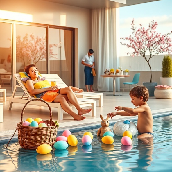 wielkanoc w hotelu z basenem