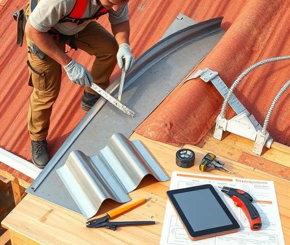 Jak oszacować koszt wykonania obróbek blacharskich dla prostego dachu?