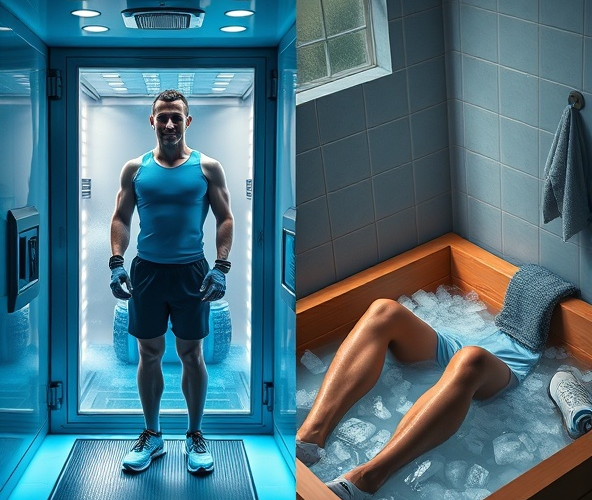 Czy zabiegi krioterapii po biegu są skuteczniejsze niż zimna kąpiel?
