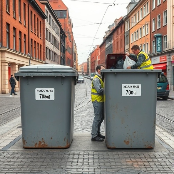 kontener na odpady zmieszane łódź