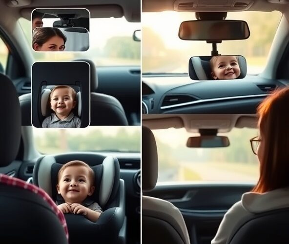 Lepsze lusterko do obserwacji dziecka: na zagłówek czy na szybę?