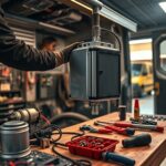 ogrzewanie postojowe montaż