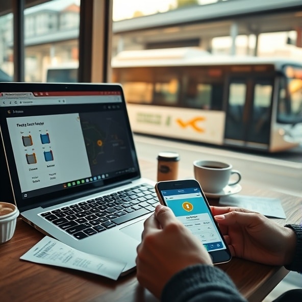 połączenie autobusowe