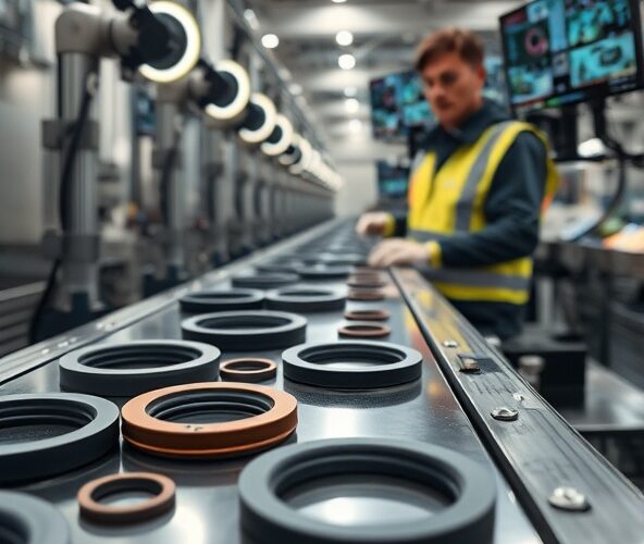 Czy inspekcja wizyjna zmniejszy wady u producenta uszczelek gumowych?