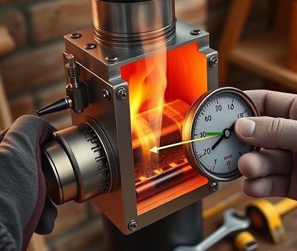 Jak dobrać regulator ciągu kominowego do 12–15 Pa (pascale)?