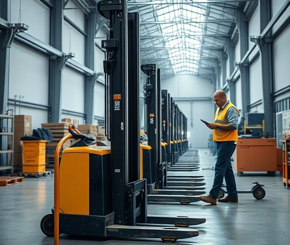Jak wybrać używane wózki paletowe Jungheinrich, by uniknąć awarii?