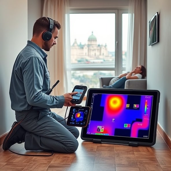 wykrywanie przecieków wody warszawa