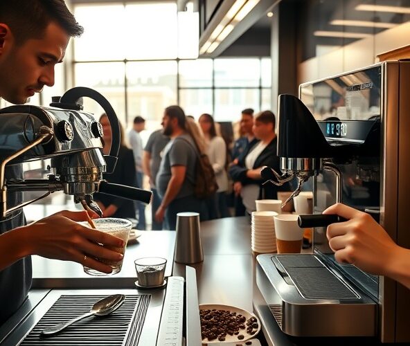 Kawiarnia z dużym ruchem: ekspres do kawy automatyczny czy kolbowy?