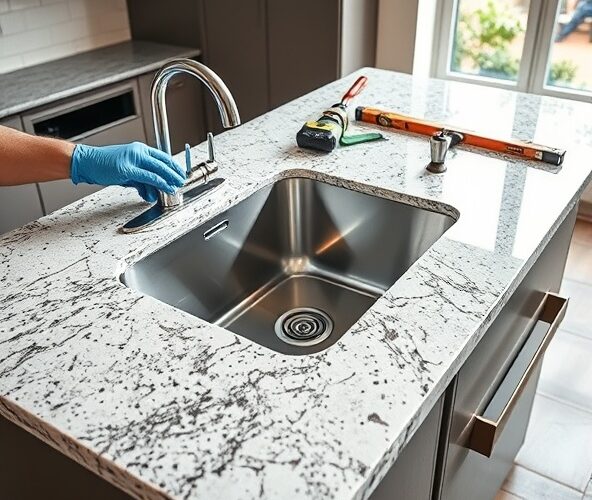 Czy granitowy blat kuchenny 3 cm wytrzyma montaż z wycięciem pod zlew?