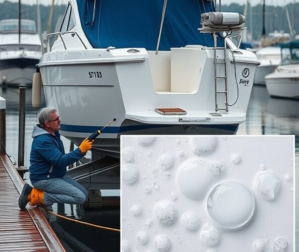 Jak sprawdzić używany jacht motorowy Bayliner pod kątem osmozy?