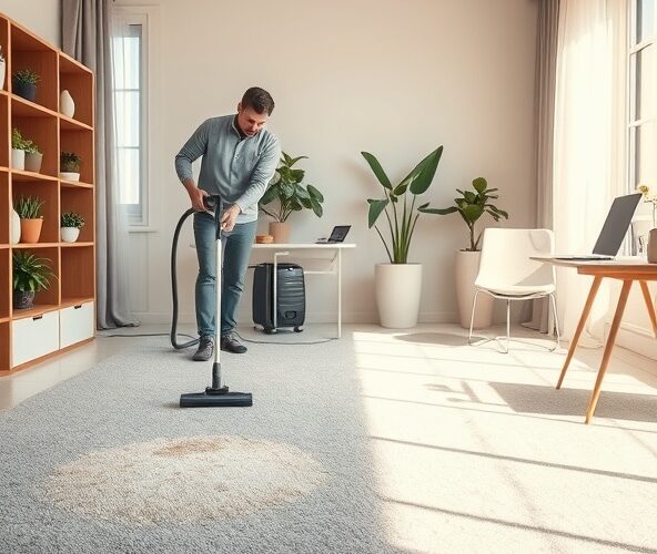 Jak odświeżyć dywan w małym biurze i szybko usunąć stęchliznę?