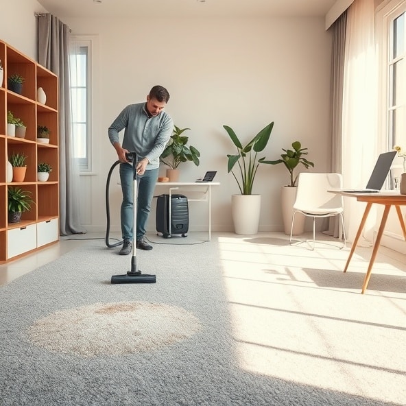 jak odświeżyć dywan