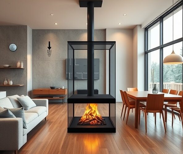 Czy kominek dwuszybowy obniży rachunki w domu 120 m2 z rekuperacją?