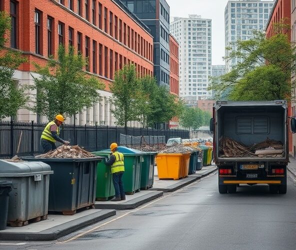 Gdzie w Łodzi wynająć kontenery budowlane z odbiorem odpadów?