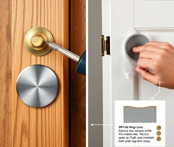 Magnes płaski z otworem czy z taśmą 3M do drzwiczek szafki?