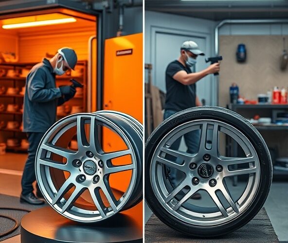 Malowanie felg Bochnia: proszkowe czy natryskowe lepiej podnosi cenę?