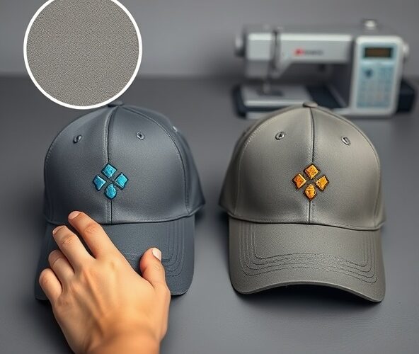 Nadruk na czapkę — druk DTF czy haft dla małego logo?