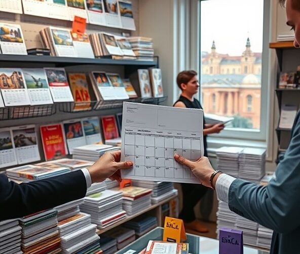 Gdzie w Warszawie kupić najtańsze kalendarze trójdzielne z nadrukiem?
