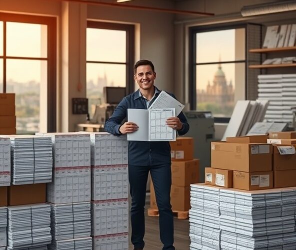 Gdzie w Warszawie kupię najtańsze kalendarze trójdzielne na 100 szt.?