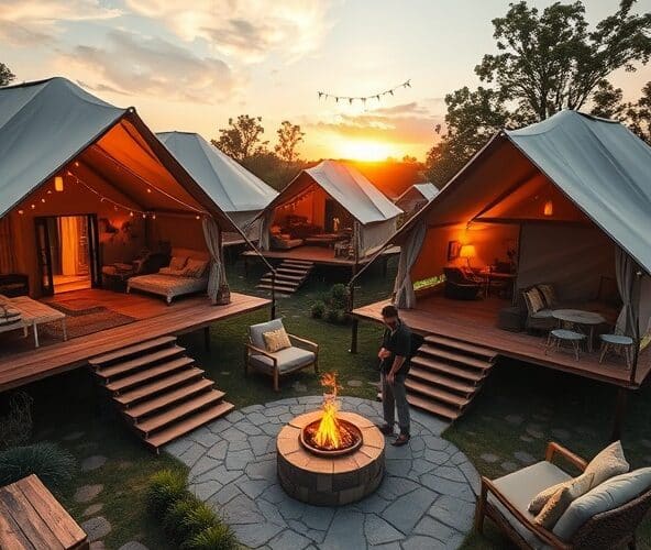 Namioty glampingowe dla hoteli butikowych: zakup czy wynajem sezonowy?