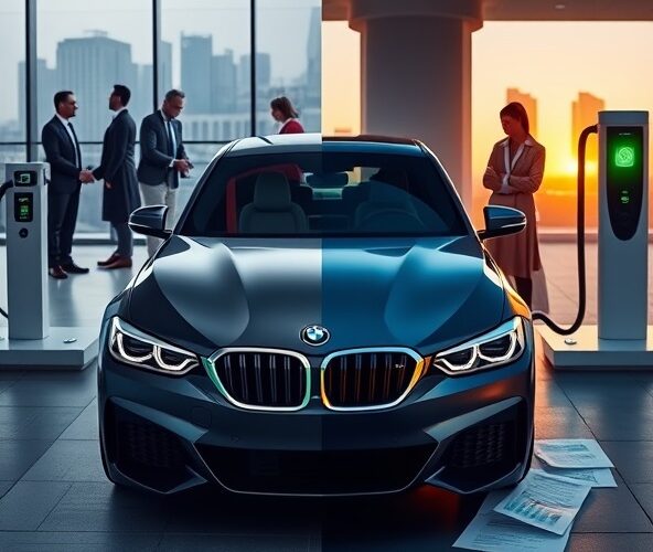 Leasing czy najem na nowe elektryczne BMW przy 20 tys. km rocznie?